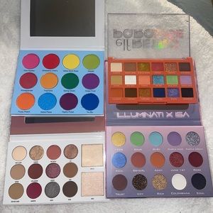 Palette Bundle! Illuminati, Morphe, Elf, + Ruby May. Brand New!